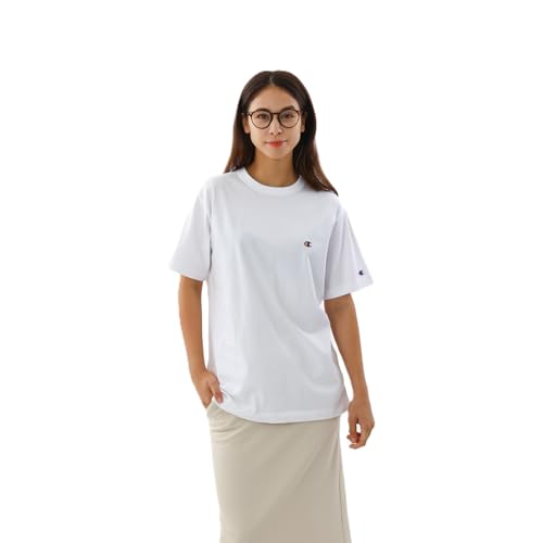 Tシャツ 半袖 丸首 綿100％ ワンポイントロゴ ショートスリーブTシャツ C8-X317-8WP-L