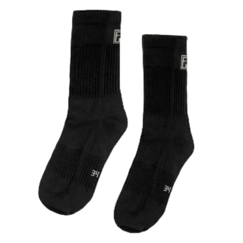 Meia Unisex Fila Performance F-Box, Preto, 34-38
