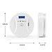 Combination Smoke and Carbon Monoxide Detector with Display, Battery Operated Travel Portable Fire CO Alarm for Home and Kitchen