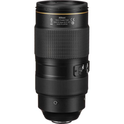 Nikon AF-S NIKKOR 80-400 mm 1:4.5-5.6 G Ed VR Objectif Noir