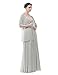 Topwedding Chiffon Bridal Wedding Shawl Wrap Women's Evening Dress Stole Scarves,7918'', Silver