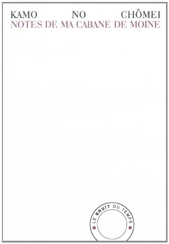 Notes de ma cabane de moine