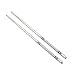 TraveT 1 Pair Blue and White Porcelain Stainless Steel Chopsticks Dishwasher Safe Reusable Chopsticks for Household Restaurant