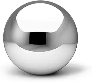 Gazing Balls For Gardens Hollow Ball Stainless Steel Gazing Ball Garden Balls Ornaments Seamless Mirror Ball For Home Garden Ornament Decorations (120mm)