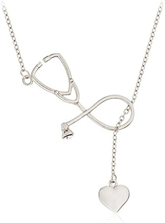 Jewelry Necklace Doctor Nurse Stethoscope Pendant Necklace Fashion Explosion Hot Sale Girls Women Ornaments Gifts