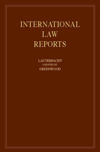 International Law Reports (Volume 80)