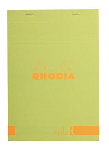 Rhodia ColoR Pad - Lined 70 sheets - 6 x 8 1/4 - Anise Cover - Thumbnail 4