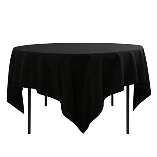 image for Waysle 70 x 70-Inch Square Tablecloth, 100% Polyester Washable Table C