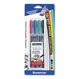 Staedtler(R) Lumocolor CD Markers, Pack Of 4