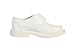 Boys Matte Dress Shoes w/ Hook and Loop Fastener Strap White 3Y