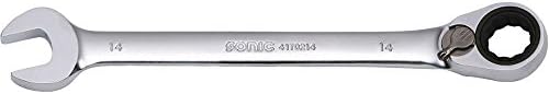 SONIC Tools Reversible Ratcheting 12pt 13 Wrench Tool - 180mm