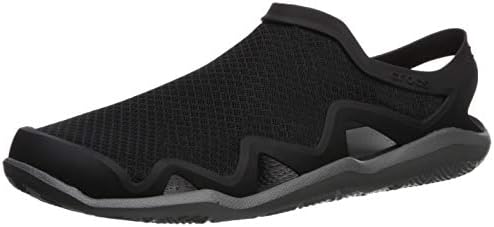 white closed crocs