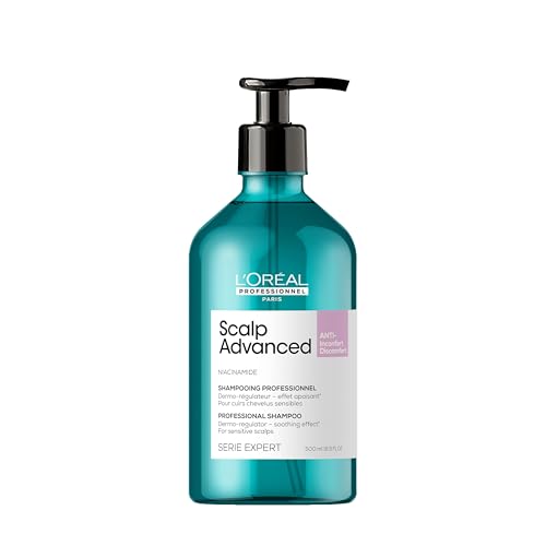 L'Oréal Professionnel Haarshampoo zur Beruhigung empfindlicher Kopfhaut, Scalp Advanced, Anti-Discomfort Dermo-Regulator Shampoo, 500 ml