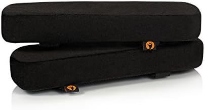 Memory Foam Armrest Pads for Office Chair Soft Elbow Pillows and Forearm Pressure Relief  with Non Sliding Cushion for Arm Chair Cover (Set of 2). Work in Comfort Long Hours