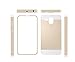 Tip-top lenovoA8 A808T A806 Case,Aluminum Metal Bumper Frame Case with Acrylic Back Plate Cover for lenovo A806 A808T A8(Black)