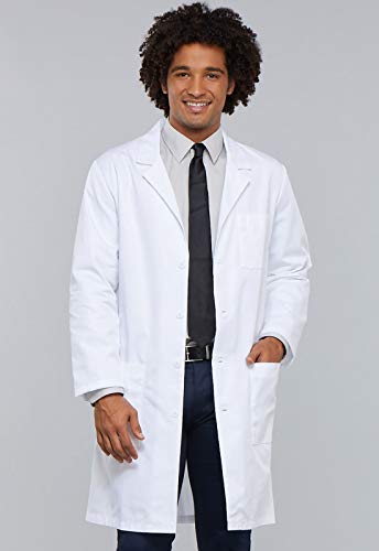 Cherokee 40 Inch Easy Access Unisex Labcoat, White, XX-Large
