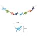 Dinosaur Party Supplies Happy Birthday Party Decorations Set for Kids - (110 Set) 10 dinosaur balloons 1 banner 1 garland 20 toppers 6 stickers sheets (76 included) 2 foil inflatable dinosaur, The Best Party Favors For Your Children