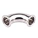 Tri Clamp Elbow- 1-1/2 inch Tube OD Sanitary Ferrule Elbow 90 Degree Pipe Fitting SS304 Tri Clamp 1.5 inch