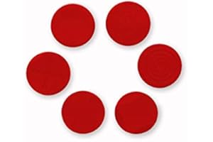 GGZONE 6PC Silicone Thumb Stick Grips Caps Analog Thumbstick Joystick Cap for PS Vita PSV 2000 PSV 1000 (Red)