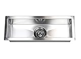 ARIEL F2308 23 Inch Zero Radius Design Undermount