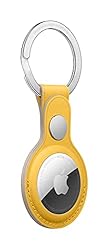 Apple AirTag Leather Key Ring - Meyer Lemon