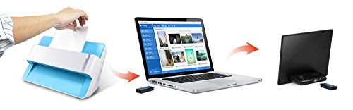 Plustek Photo Digital Kits - CCD Photo Scanner with Feeder + 8" Digital Photo Frame (1024x768) + 32G USB Drive - Total Personal Photo Digitization Solution