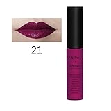 Sankuwen Waterproof Matte liquid lipstick Long Lasting lip gloss Qibest Lipstick (#21)