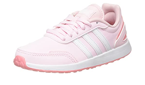 Adidas VS Switch 3 Back-Logo Contrast-Stripe Lace-Up Running Sneakers for  Kids - Clear Pink and Ftwr White, 37 1/3 EU: Buy Online at Best Price in  Egypt - Souq is now Amazon.eg