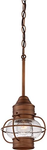 Illumina Direct TST3375A1 Chain Hung Mini Pendant 7.5"W Aged Copper Finish
