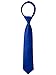 Spring Notion Boys' Satin Zipper Necktie with Gift Box Royal Blue Large