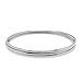 Loralyn Designs Thin Round Stainless Steel Bangle Bracelets for Women (Set of 3)