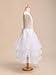Remedios Prom Dress Children Petticoat Underskirt Girl Half Slip Crinoline WhiteChild(waist ca 18-31inch)