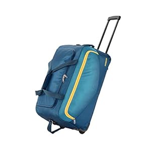 american tourister nylon 65 cms blue travel duffle