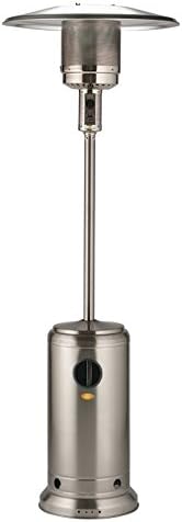 Modern Design Outdoor & Outdoor Propane Patio Heater with Control Included (Heat output: 13KW) (Edelweiss II Stainless Steel)