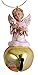Lion and Angel with Lamb Bell Hanging Ornament 3 3/4 Inch (Set of 2)