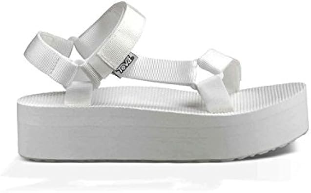 white teva platform