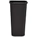 Amazon Basics Rectangular 10 Gallon Commercial Waste Basket, Black, 4-Pack - WMG-00038