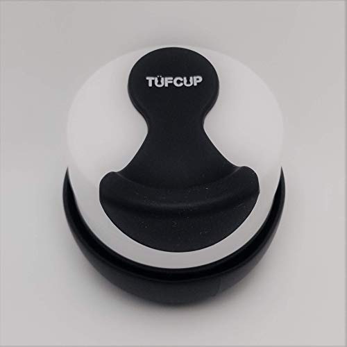 Tufcup Portable Spittoon Bottle for Chewing Tobacco - Reusable Spit Dipping Cup with Lid - Collapsible, Spill Resistant, Leak Proof Travel Spitter - Silicone Body - Fits Most Cup Holders, 17 Oz, Black - Thumbnail 3