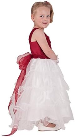 Jessidress Bridesmaids Dress Wedding Dress Party Dress Model Lola 12 Years White/Red
