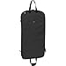 WallyBags Extra Capacity Travel Garment Bag with Large Pockets and Shoulder Strap, Black, 45-inch