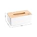 Tissue Box Cover Rectangular Ficial Tissue Holder Dispenser for Dining Room, Kitchen, Bedroom Dressers and Home Decor