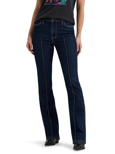 Wrangler Women's High Rise Bold Boot Jean, Mia, 8-30