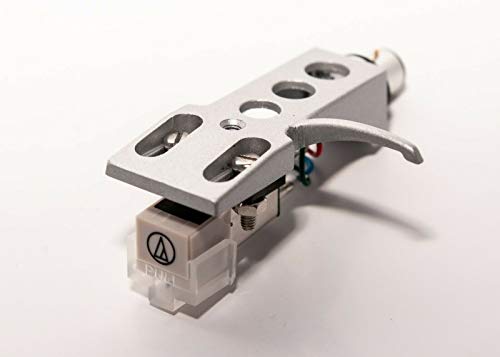 Silver Headshell, AT-3600L Cartridge and Stylus, Needle for Trio KD-1033B, KD-1030, KP-700D, KP-2022, KD-1033, KD-2070, PM-7021, KP-7700, KP-515, KP-7070, KP-F515