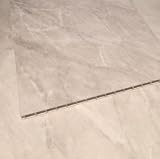 DBS Light Grey Marble 1m x 2.4m Shower Wall Panels Bathroom PVC Cladding Wet view 6