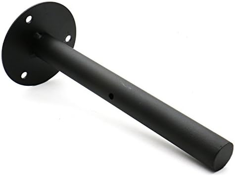 Set of 2 Industrial Pipe Wall Bracket Rust Oil Free ,Retro Wall Mounted shelving brackets, with screws