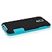Incipio OVRMLD Case for Samsung Galaxy S5 - Retail Packaging - Black/Turquoise