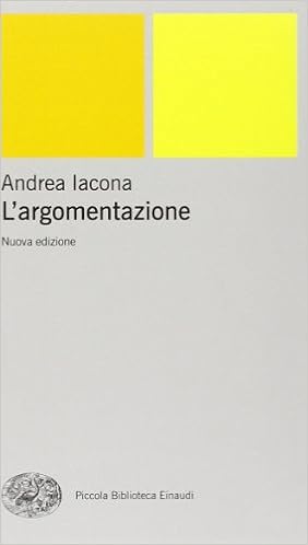 Andrea Iacona - L'argomentazione (2005)