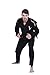 Vector Men's BJJ Gi with Bonus White Belt Ripstop Pants for Brazilian Jiu Jitsu (2, Black)