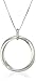 Sterling Silver Mobius Circle Pendant Necklace