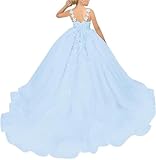 Tulle Flower Girl Dress for Wedding Lace Applique